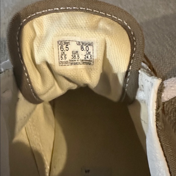 Vans Men's Olive and Black Sneakers - Picture 4 of 6